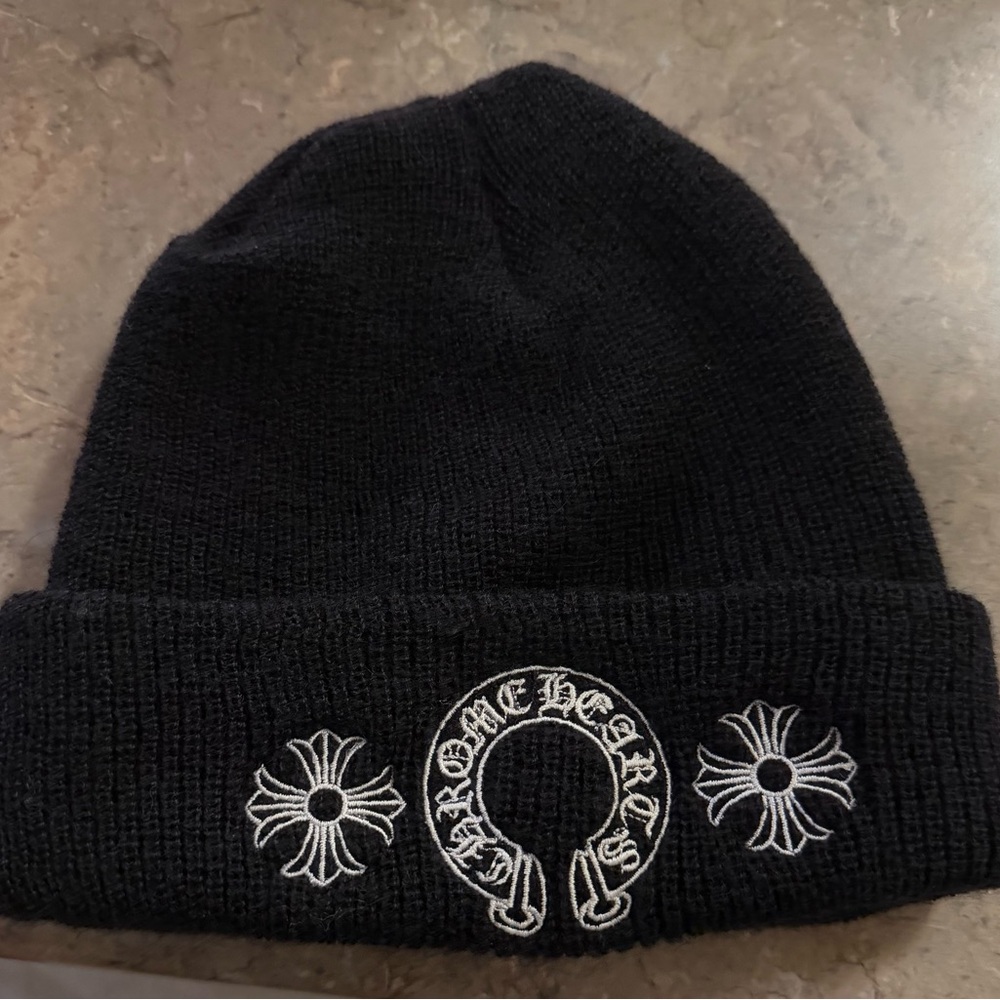 Chrome Hearts Black Knit Beanie